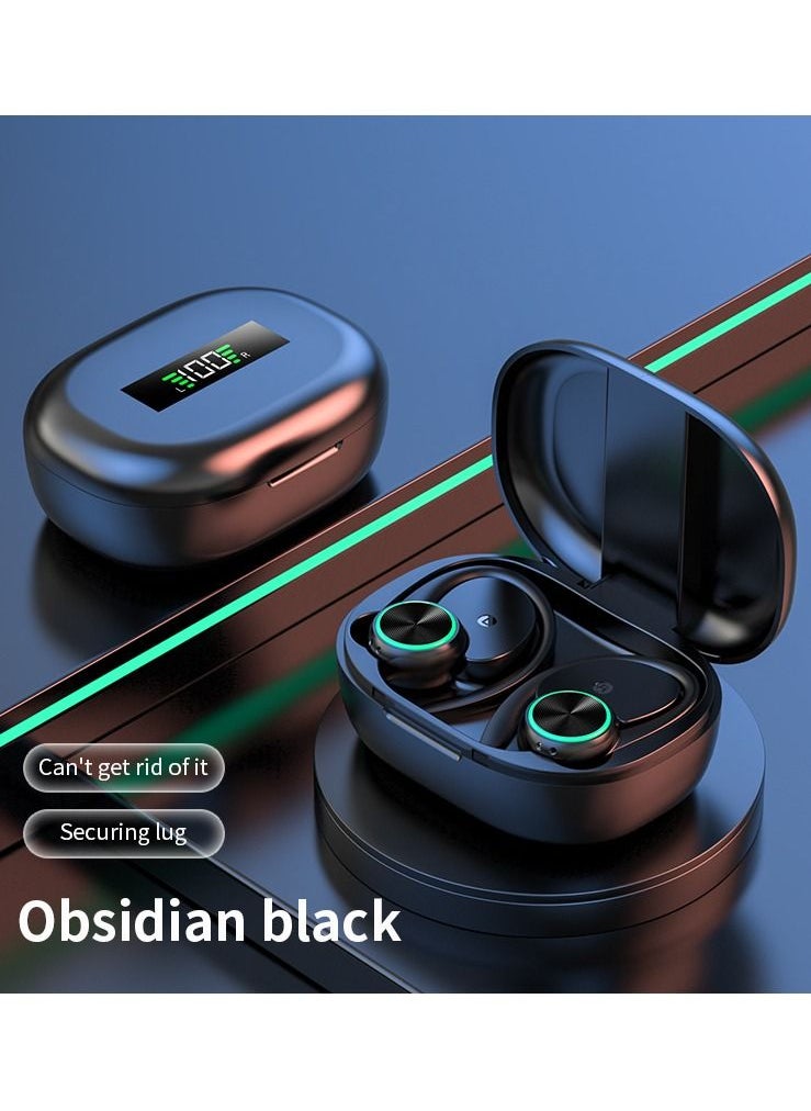 Goldfish - TWS Bluetooth 5.1 Wireless Over-Ear Headphones Digital Display Power Level Turn On Bluetooth Automatic Pairing Connection Without Waiting Ultra Low Latency Bluetooth Headphones/Black - Image 1
