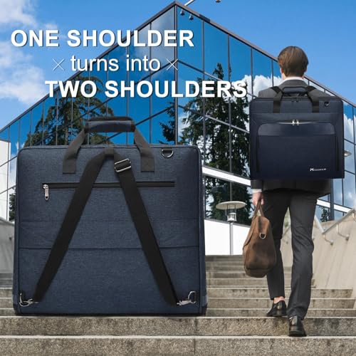 Modoker Suit Luggage Garment Bag with Shoulder Strap, Suit Carry on Bag Hanging Suitcase Garment Bags for Men Women Business Travel - Image 5