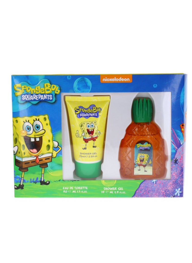 Spongebob Squarepants - SpongeBob Squarepants SpongeBob Set Kids EDT 50ml + S/G 75ml - Image 1
