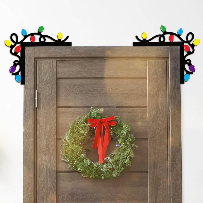 Pigort Christmas Door Toppers Funny Christmas Door/Window Coner Decorations Snowman Santa Windows Walls DIY Craft for Party Ornament - Image 5