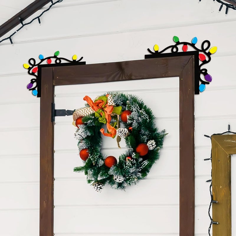 Pigort Christmas Door Toppers Funny Christmas Door/Window Coner Decorations Snowman Santa Windows Walls DIY Craft for Party Ornament - Image 3