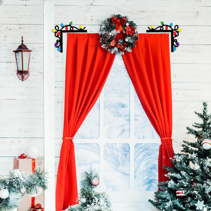 Pigort Christmas Door Toppers Funny Christmas Door/Window Coner Decorations Snowman Santa Windows Walls DIY Craft for Party Ornament - Image 4