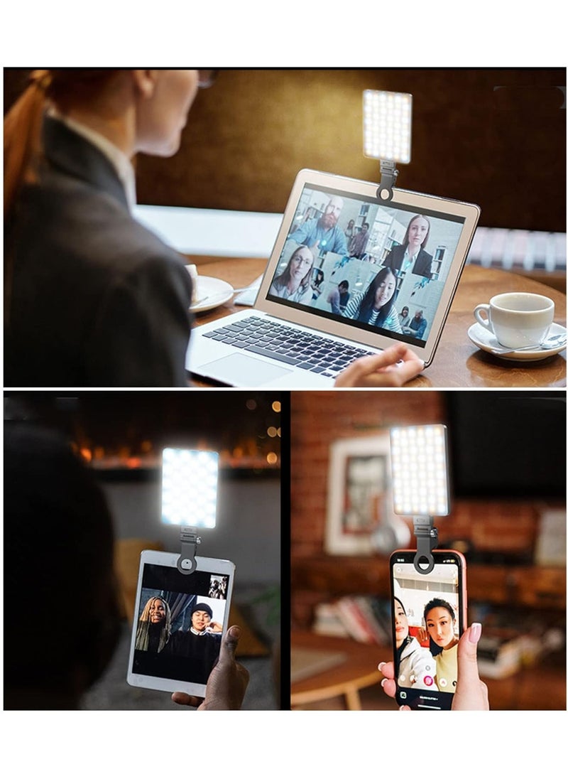 Generic Portable Rechargeable Selfie Light for Mobile, 0.6cm Clip-on Camera Light for Phone, Laptop, Tablet, Camera, Perfect for Selfie Photos  - Image 4