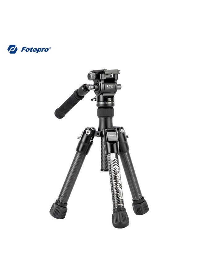 Fotopro Air 3 Mini Video Phone Carbon Fiber Video Shooting Hydraulic Pan/Tilt Camera Tripod With Phone Holder - Image 2