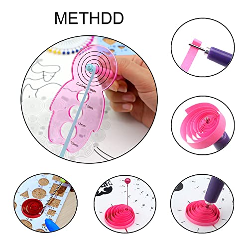FENGWANGLI Paper Quilling Tools, 12 Pack Assorted Sizes Rolling Curling Quilling Needle Pen for Art Craft DIY Paper Cardmaking Project - Image 5
