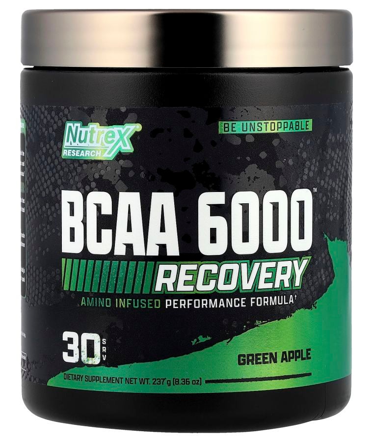 Nutrex Research BCAA 6000™ Recovery Green Apple 8.36 oz (237 g)