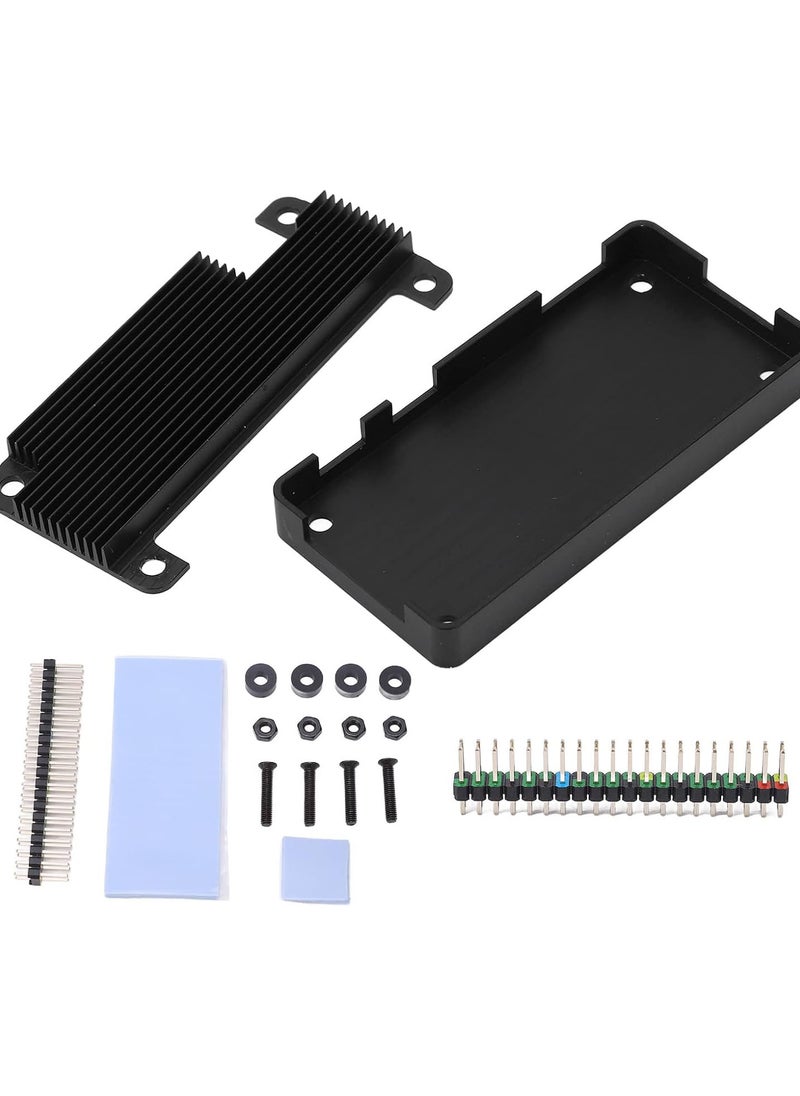 Aluminum Alloy Enclosure Passive Cooling Heatsink Case Pin Header Parts for Raspberry Pi Zero