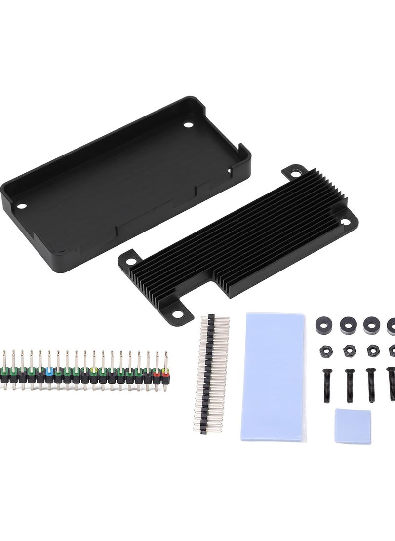 Aluminum Alloy Enclosure Passive Cooling Heatsink Case Pin Header Parts for Raspberry Pi Zero