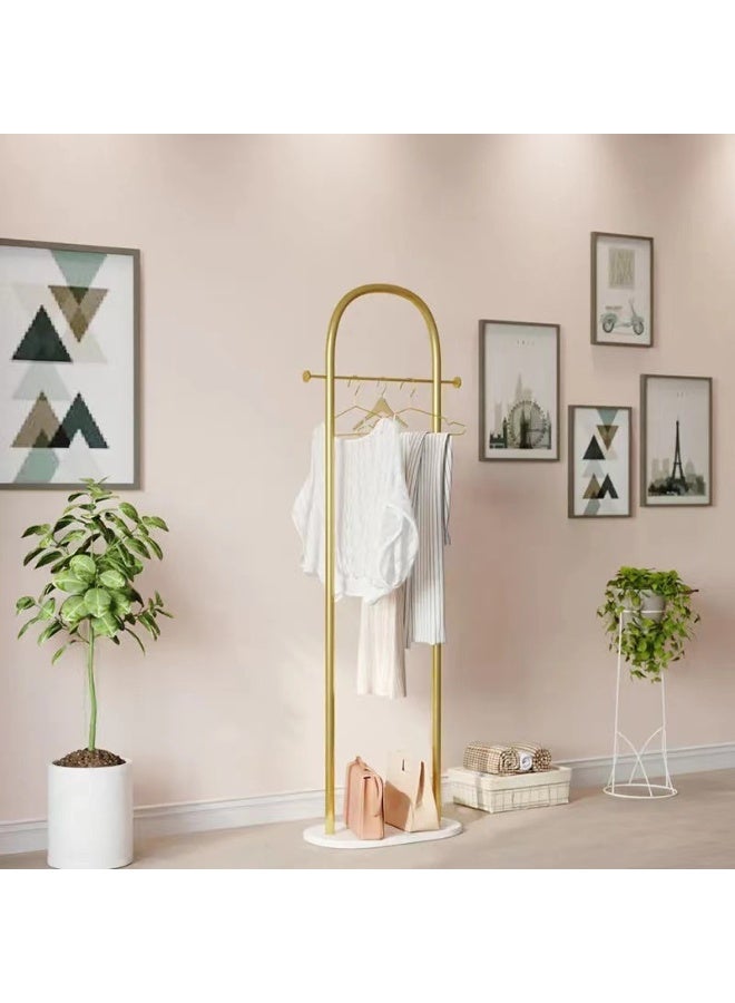 Y&D Metal Coat Rack Gold Coat Rack Freestanding  With Marble Base Floor-standing Coat Stand Floor Hanger 170*45CM - Image 2