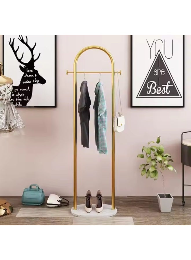 Y&D Metal Coat Rack Gold Coat Rack Freestanding  With Marble Base Floor-standing Coat Stand Floor Hanger 170*45CM - Image 5