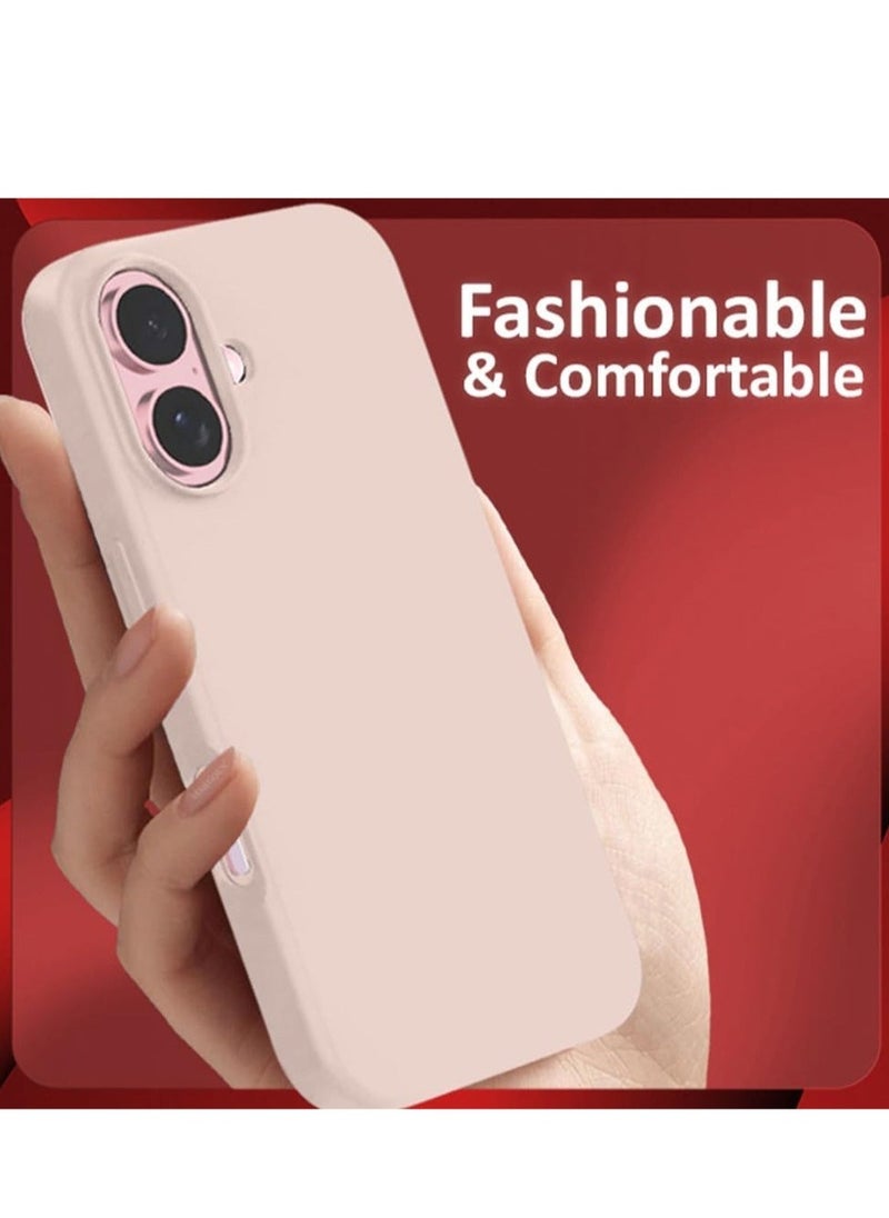 JAJEEK "New Liquid Silicone Case for iPhone 16 – Ultra Slim Design, Soft Anti-Scratch Microfiber Lining & Drop Protection" - Image 5
