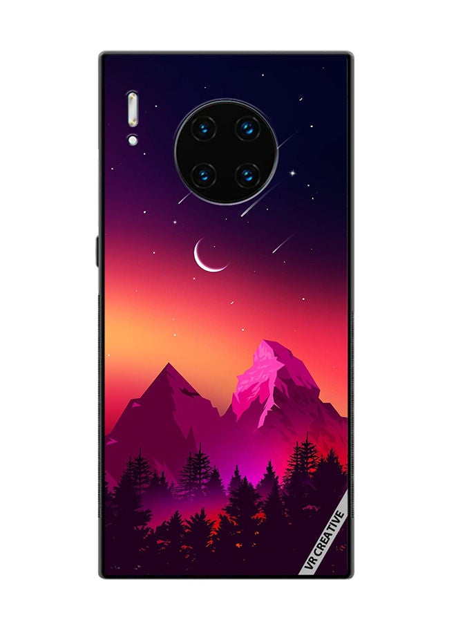 VR CREATIVE Protective Case Cover For Huawei Mate 30 Pro Moon Night Design Multicolour - Image 1