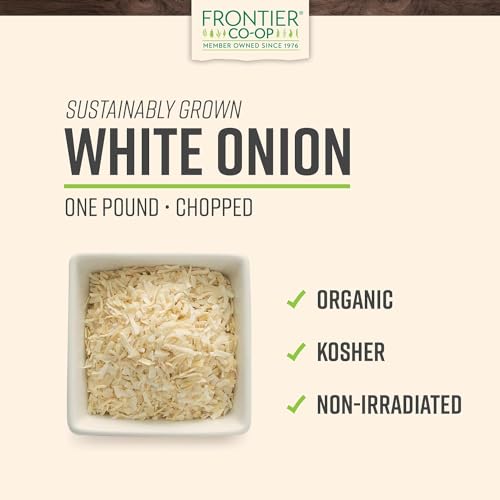 Frontier Co-op Frontier Organic Chopped Onion 1 Pound Dried  Chopped Sweet Organic White Onion Kosher Sustainably Grown - Image 5