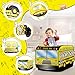 Britik Pop Up Play Tent for Kids Aged 35 Years Old Boys and Girls School Bus Tent Playhouse Toy Play Tents for Toddlers 35 Kids Tent Indoor Outdoor Playhouse Toys for 3 Year Old School Bus - Image 3