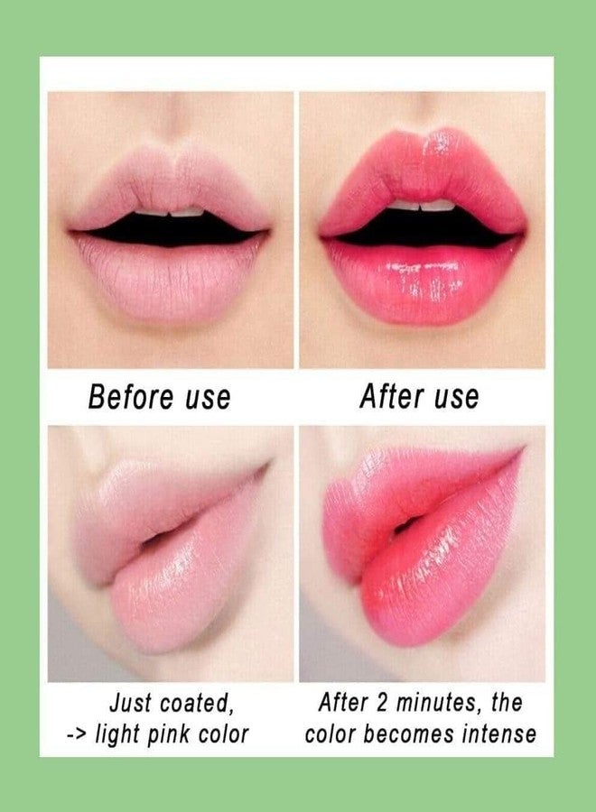 Glamyou Magic Color Changing Lipstick Hydrating Natural Lip Balm Lip Care For Girls Womens (Red) - Image 2