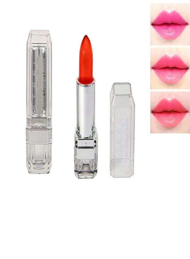 Glamyou Magic Color Changing Lipstick Hydrating Natural Lip Balm Lip Care For Girls Womens (Red) - Image 1