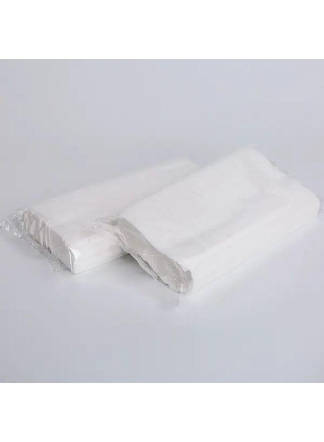White Unbleached Soft Tissue Box Refill 1pc For Home Car And Travel - Image 3