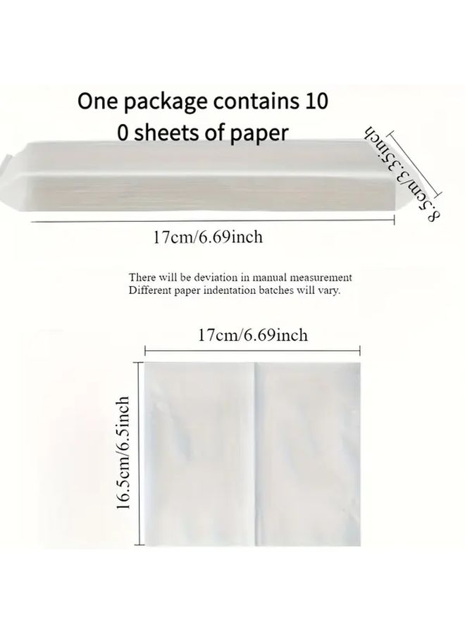 White Unbleached Soft Tissue Box Refill 1pc For Home Car And Travel - Image 2