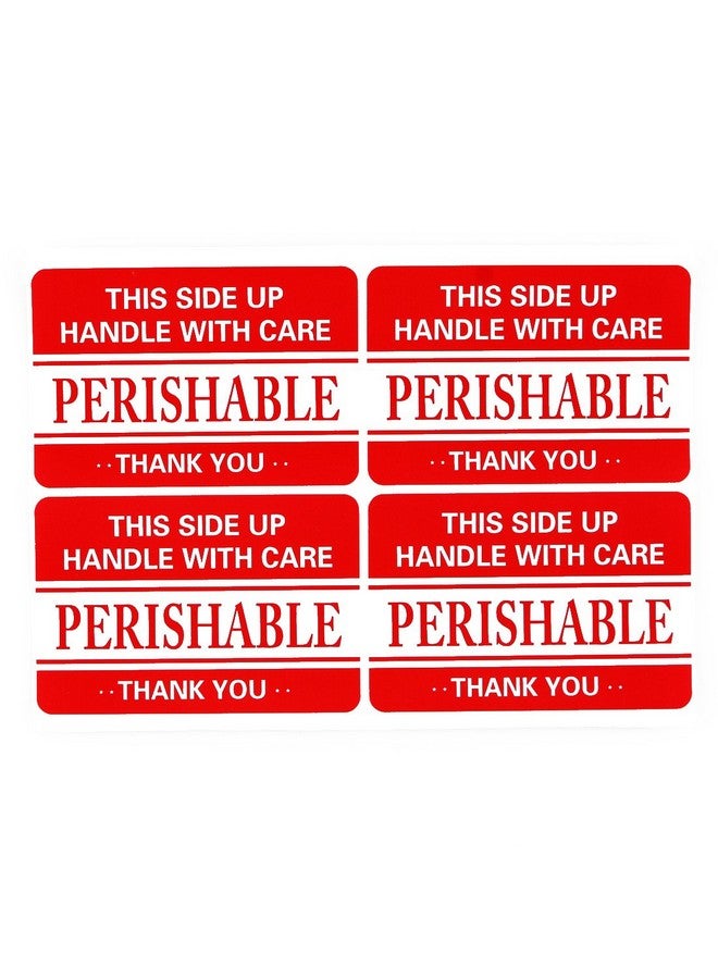 tianxiang 200 2X3 Fragile Handle With Care Perishable Shipping Labels Stickers - Image 1