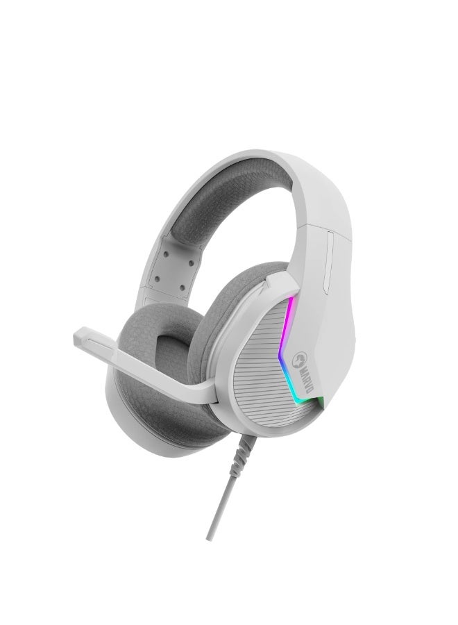 MARVO Tactic 40 Gaming Headset White - Image 1