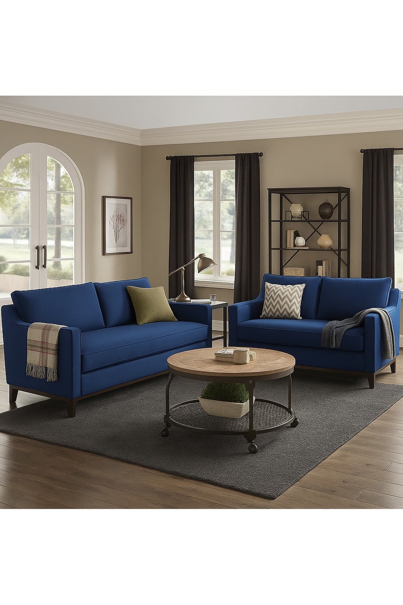 ASGHAR FURNITURE Caleb Five Seater Sofa Set 