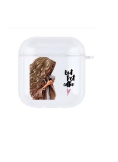 ماركة غير محددة جراب سماعات شفاف – حماية أنيقة وسهلة الوصول لسماعاتك المفضلة-Airpods 1 