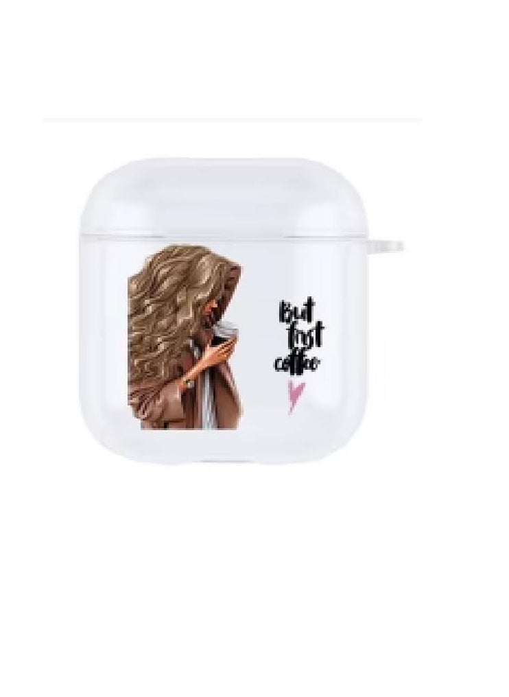 ماركة غير محددة - جراب سماعات شفاف – حماية أنيقة وسهلة الوصول لسماعاتك المفضلة-Airpods 1 - Image 1