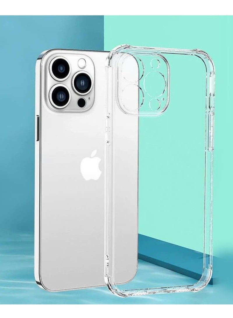 MIGOFAST iPhone 14 Pro Max Case Clear Soft Flexible TPU Anti Shock Slim Transparent Back Cover with Reinforced Bumper Corners - Image 2