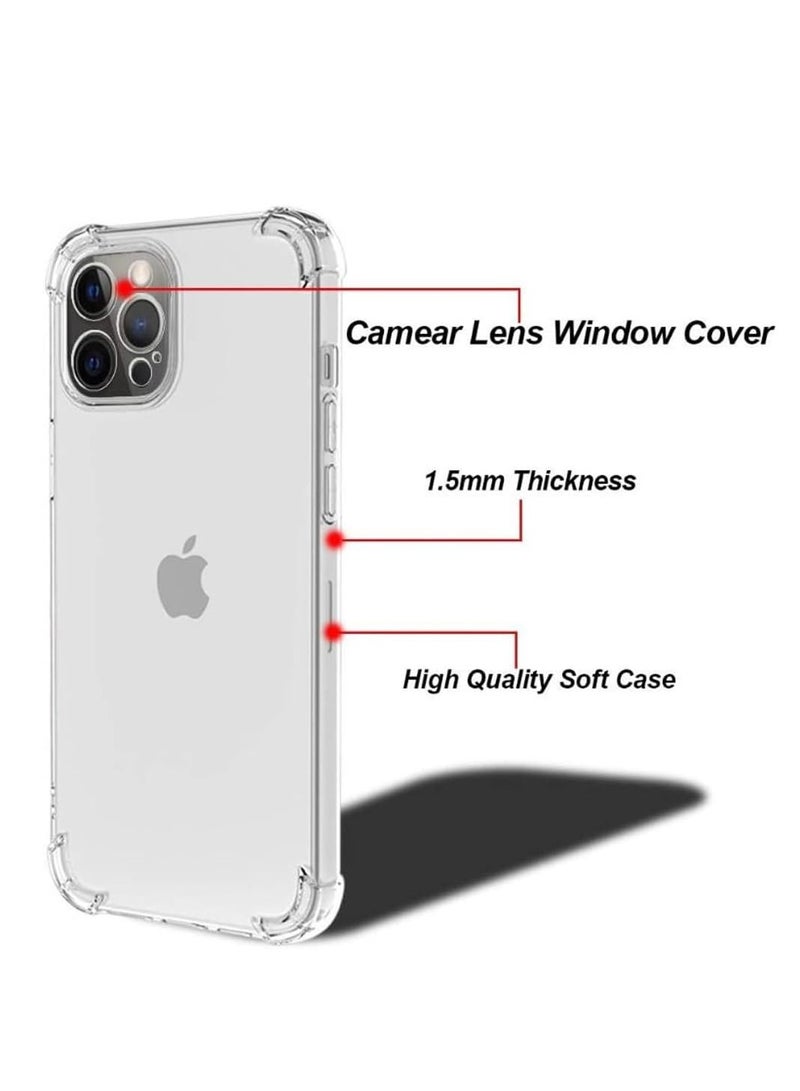 MIGOFAST iPhone 14 Pro Max Case Clear Soft Flexible TPU Anti Shock Slim Transparent Back Cover with Reinforced Bumper Corners - Image 5