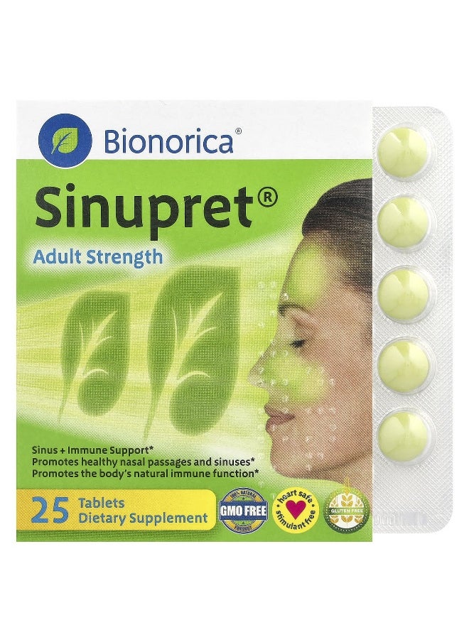 Bionorica Bionorica, Sinupret®, Sinus + Immune Support, Adult Strength, 25 Tablets  - Image 1
