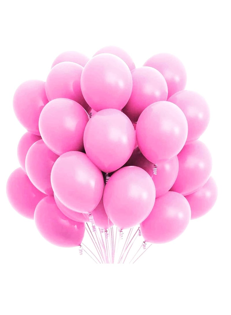 PARTY FUN Metallic Balloon 12 Inch Pink Color 40 Pcs  - Image 1