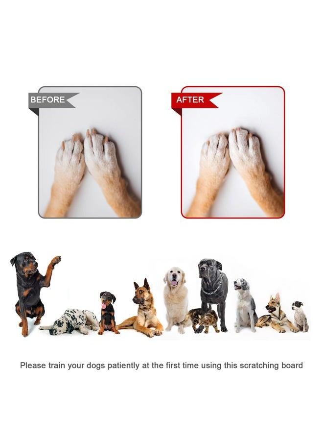 AIEX Dog Nail Scratch Board with Treat Box, Dog Scratch Pad for Nails Stress Free Puppy Nail Grinding Pad Dog Nail File Board Sandpaper Board Scratcher Alternative to Dog Nail Clippers and Grinders - Image 5