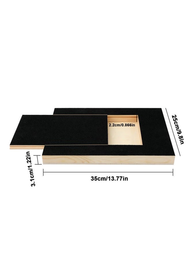 AIEX Dog Nail Scratch Board with Treat Box, Dog Scratch Pad for Nails Stress Free Puppy Nail Grinding Pad Dog Nail File Board Sandpaper Board Scratcher Alternative to Dog Nail Clippers and Grinders - Image 2