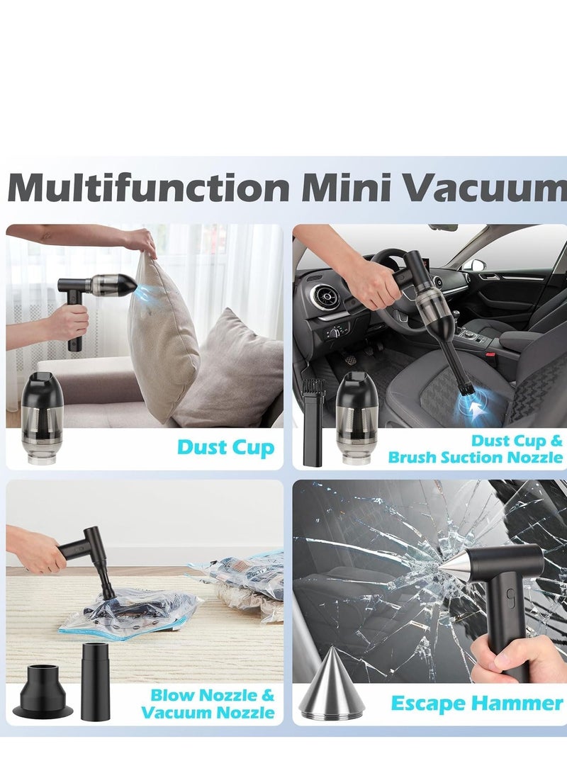 Fipka Electric Air Dust Remover, Adjustable 125000RPM Nozzle Blower,8000mah Rechargeable Turbo Jet Fan, Powerful Fan, Handheld Can Air Dust Remover for Car, Keyboard, Sofa - Image 3