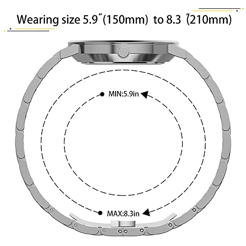 BARAMON Wrist Watches for Men, Nautilus Stainless Steel Quartz Movement Date Luxury Style Men's Luminous Hands Casual Business Watches - Image 3