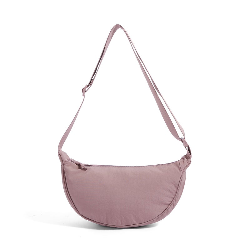 Japanese Style Solid Color Nylon Waist Bag / Belt Bag for Women - Image 5