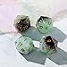 YEMEKO Single D20 Dice 22mm 20 Sided DD Dice for Dungeons and Dragons DND Dice with Resin Sharp Edge Handmade Polyhedral for RPG Roleplaying Games MTG Table GamesGradual Green - Image 4