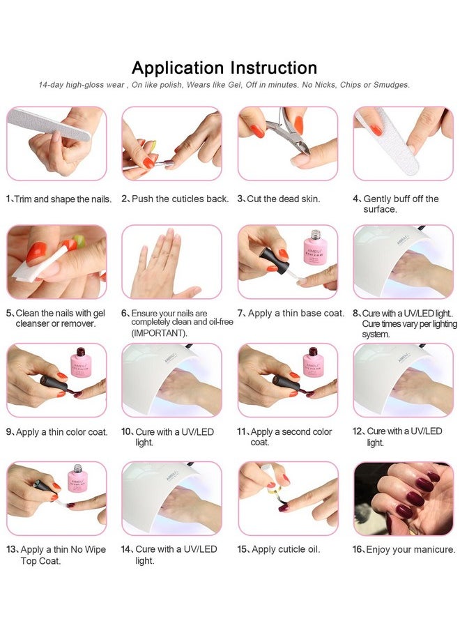 AIMEILI AIMEILI Temperature Color Mood Changing Soak Off Hema Free Chameleon Gel Nail Polish Set Of 6pcs X 10ml- Kit Set 13  - Image 4