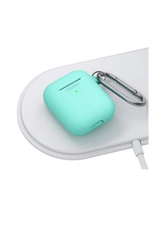 NIBEMINENT Podskinz Keychain Case Cover For Apple AirPods 1/2 Green  - Image 2
