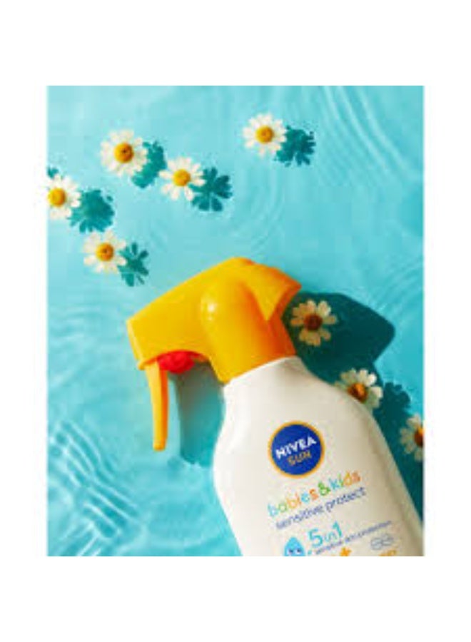 Nivea Sun Babies & Kids Sensitive SPF50+ Spray 270ml - Image 3