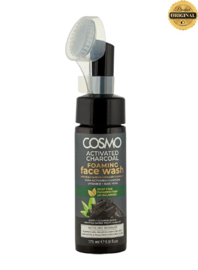 COSMO Activated Charcoal Foaming Face Wash 175ML  - Image 2