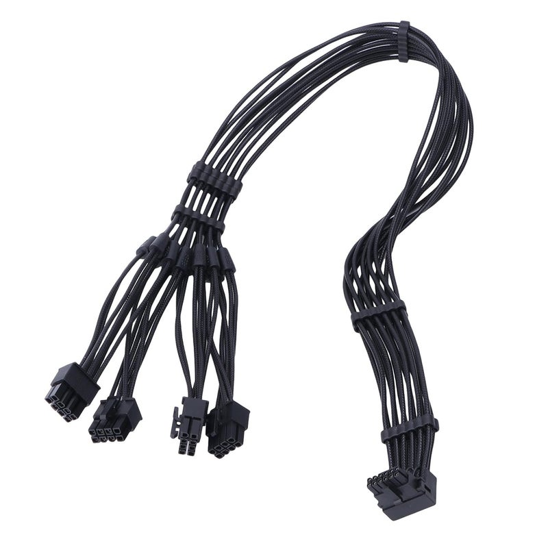 RTX 40 Series 12VHPWR PCIE 5.0 16 Pin Power Cable 3x 8 Pin Male to 16 Pin 600W ATX 3.0 60cm - Image 2