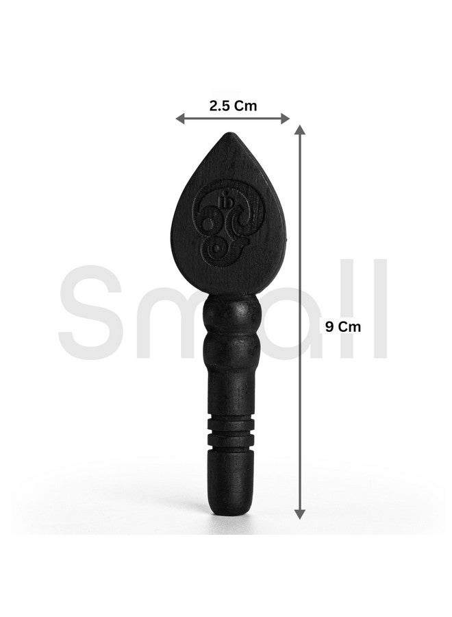 WoCra® Karungali Vel | Government Lab Certified Black Ebony Wood Vel |100% Natural Unpolished Karungali Vel Original | Great Gift for Loved Ones | Karungali Vel 3 Inches Height |1 Piece - Image 4