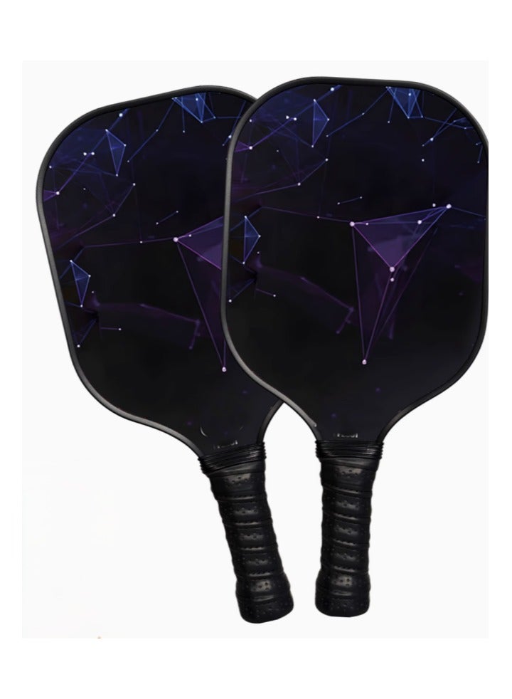 diu toyz Premium Fiberglass Pickleball Paddle Racket Black (one piece) - Image 1