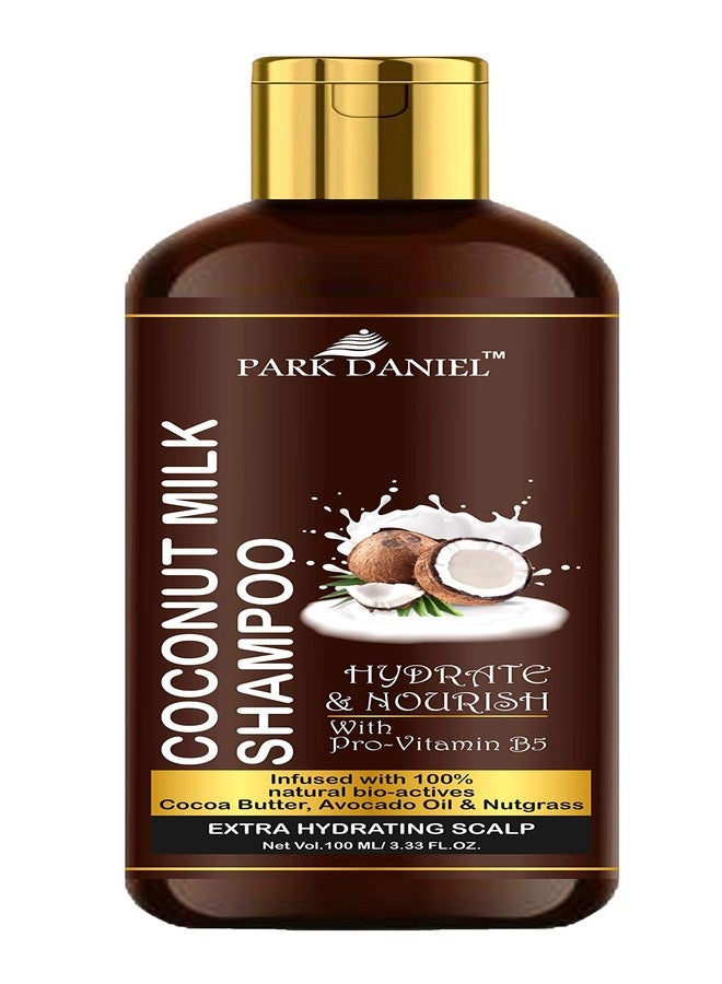 Park Daniel Herbal Coconut Milk Shampoo- For Hair Nourishment and Hair Growth (100 ml), Black - Image 1