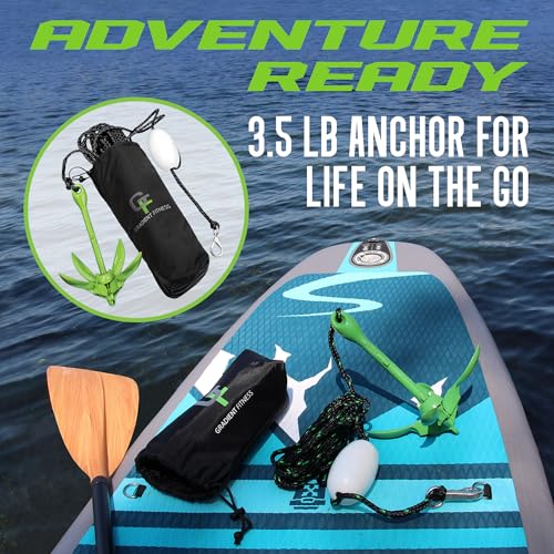 Gradient Fitness Kayak Anchor Kit | Paddle Board Accessories, Small Boat, SUP Jet Ski Accessories and Canoe Anchors, Jetski Accessory, PWC Anchor - Image 3
