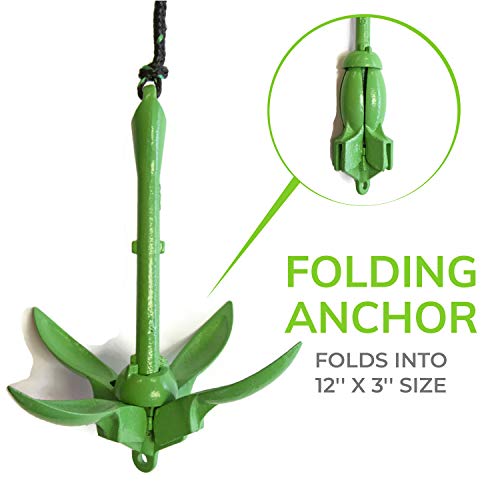 Gradient Fitness Kayak Anchor Kit | Paddle Board Accessories, Small Boat, SUP Jet Ski Accessories and Canoe Anchors, Jetski Accessory, PWC Anchor - Image 4