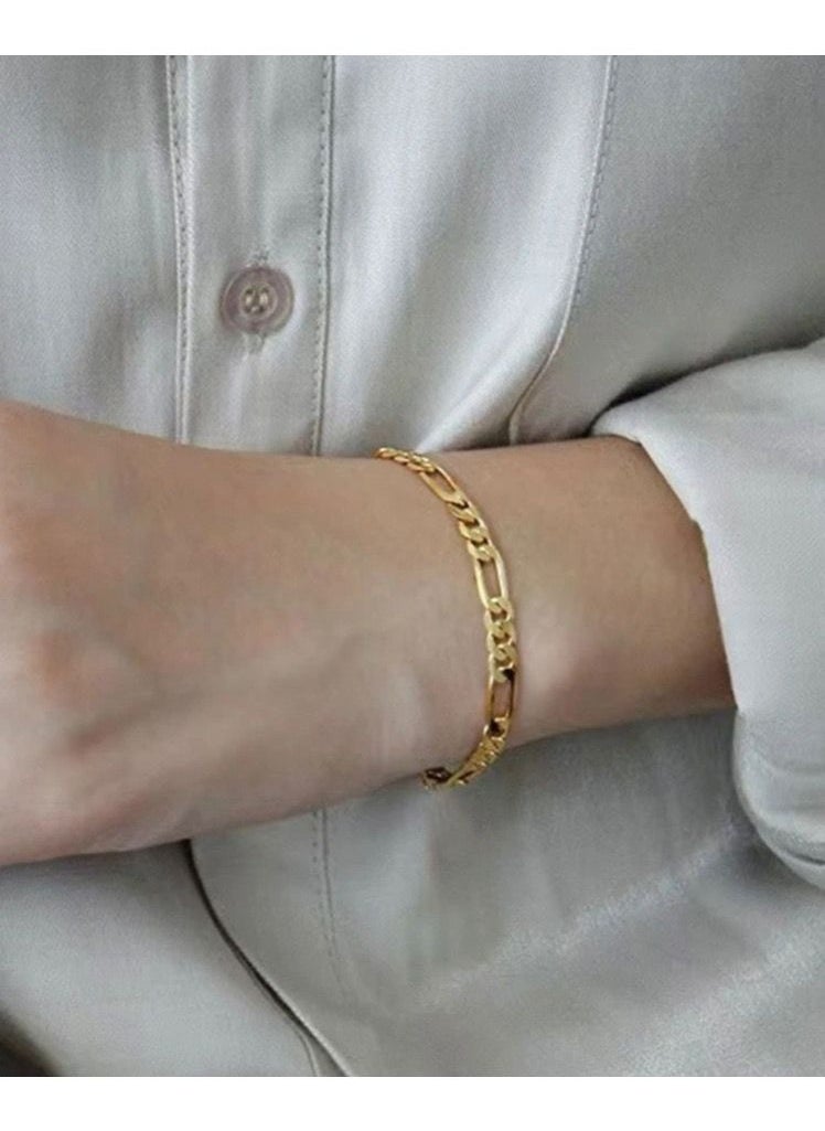 JewelryPalace - 18k Gold Plated Stainless Steel Bracelet - Image 1