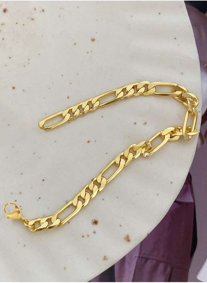 JewelryPalace - 18k Gold Plated Stainless Steel Bracelet - Image 1