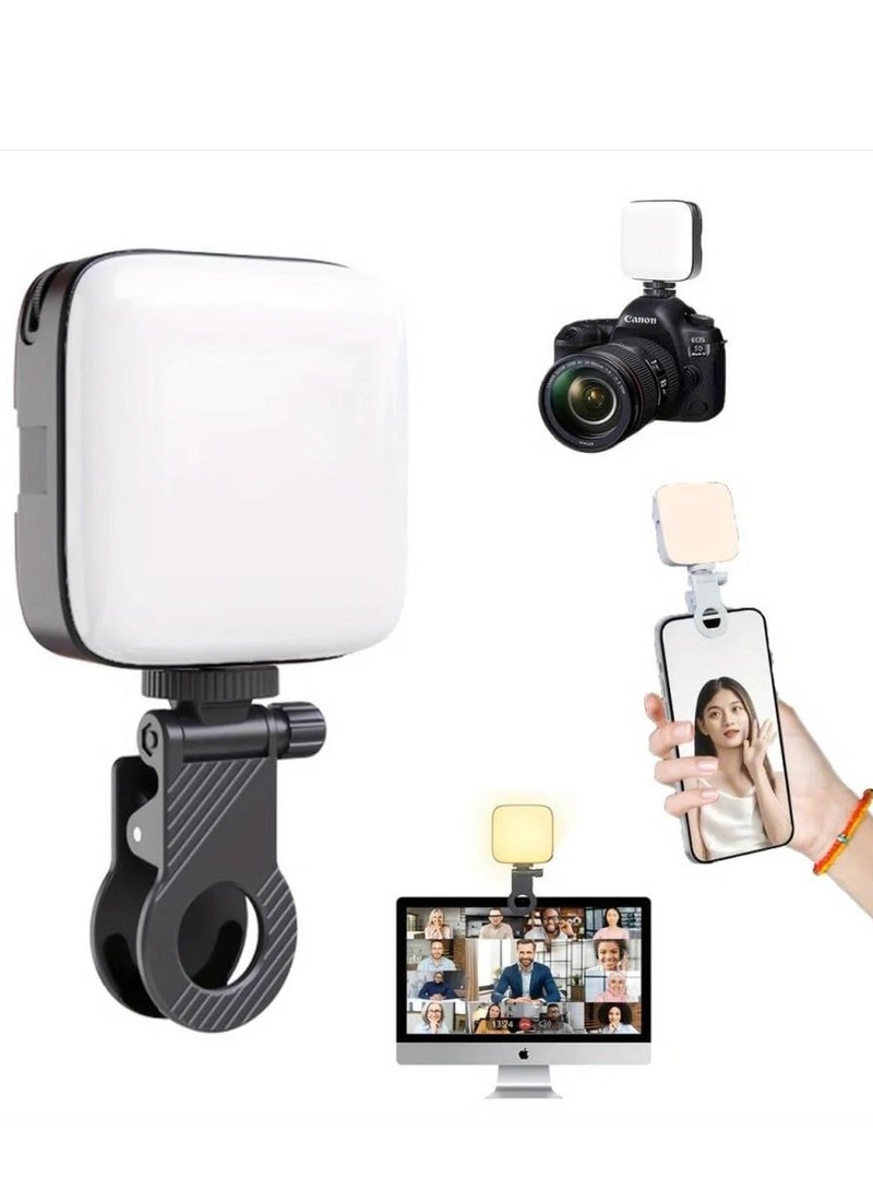 M11 Multi Purpose USB Rechargable Tricolour LED Video Light With Multiple Light Modes And Adjustable Clip - Image 1
